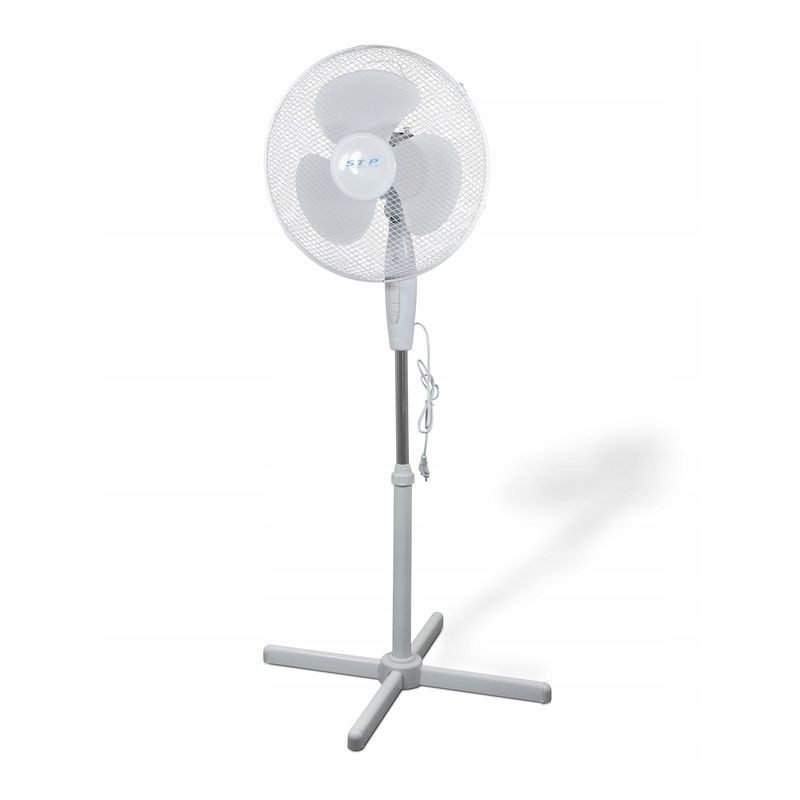 Ventilator de podea 40W, 3 trepte viteza, miscare oscilatorie, diametru 40 cm, alb - imagine 6